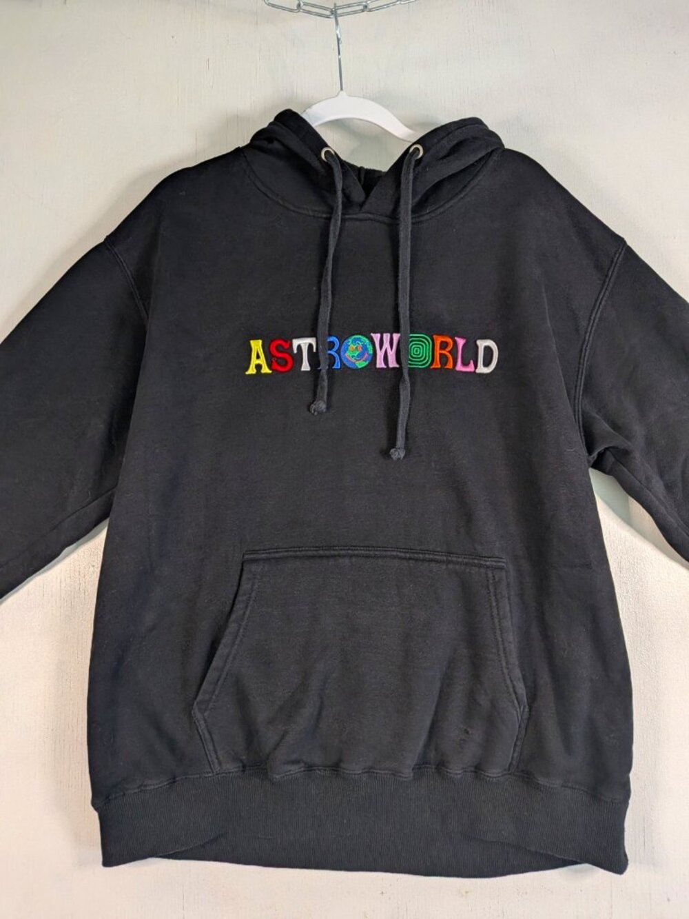 Travis Scott Astroworld Wish You Were Here Tour Hoodie Black Mens M Merch